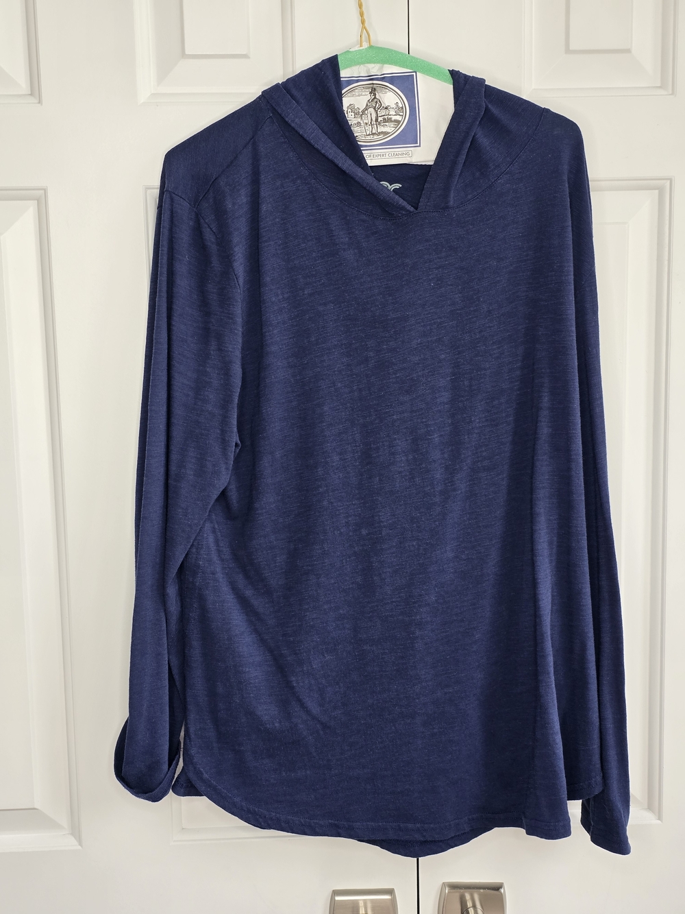 Blue 4her Hooded Lightweight Pullover